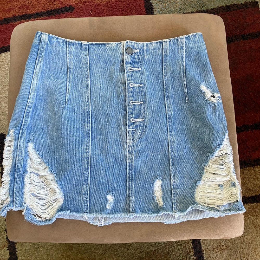 LF denim skirt